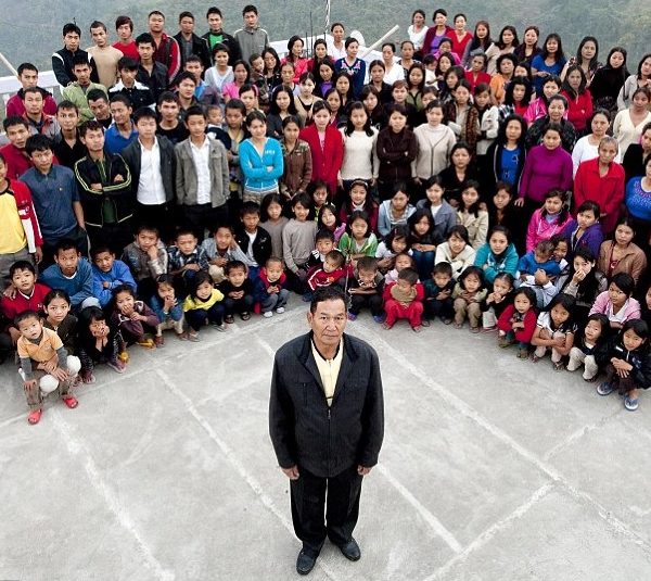 Ziona Chana-Head of the World’s Largest Family in Mizoram, with 39 Wives, Dies (Updated)