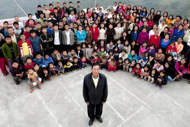 Ziona Chana-Head of the World’s Largest Family in Mizoram, with 39 Wives, Dies (Updated)